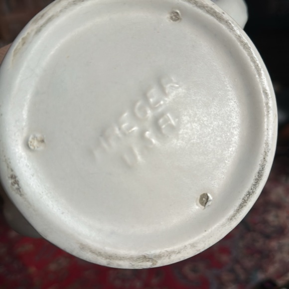 Vintage Haeger Cornupocia Creamware Planter - Picture 12 of 12